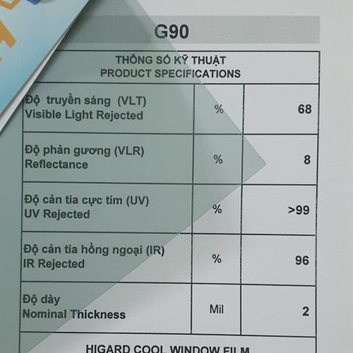 G90 - Sesries Gcool cách nhiệt toàn diện