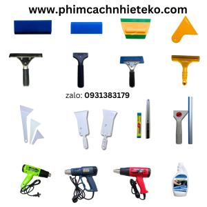 Dụng cụ dán phim cách nhiệt nhà kính