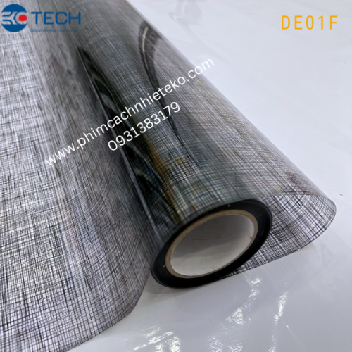 DE01F - Họa tiết lưới sọc đen