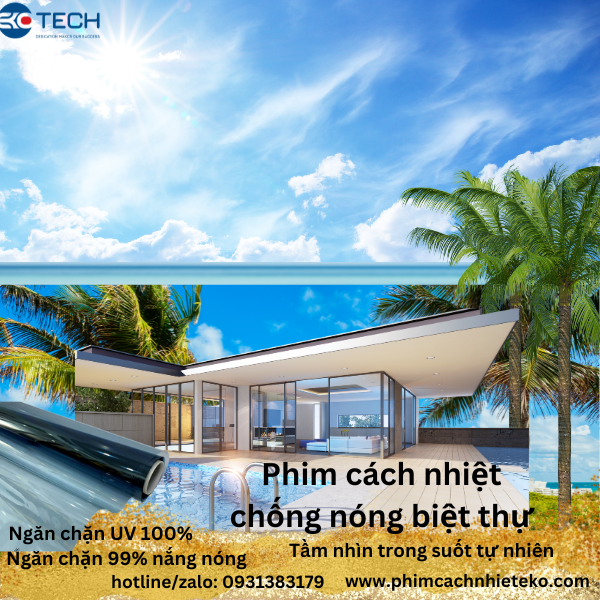 phim cách nhiệt kính nhà